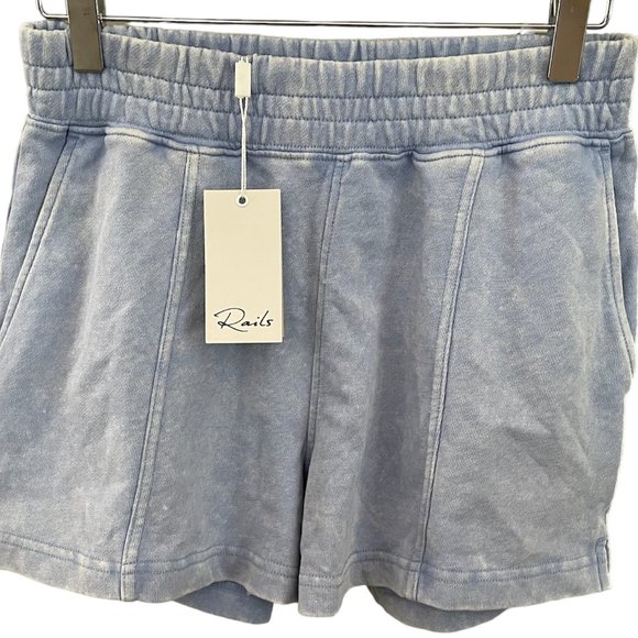 NWT Rails Makena Acid Wash Shorts in Powder Blue - Size XSmall - Picture 4 of 7